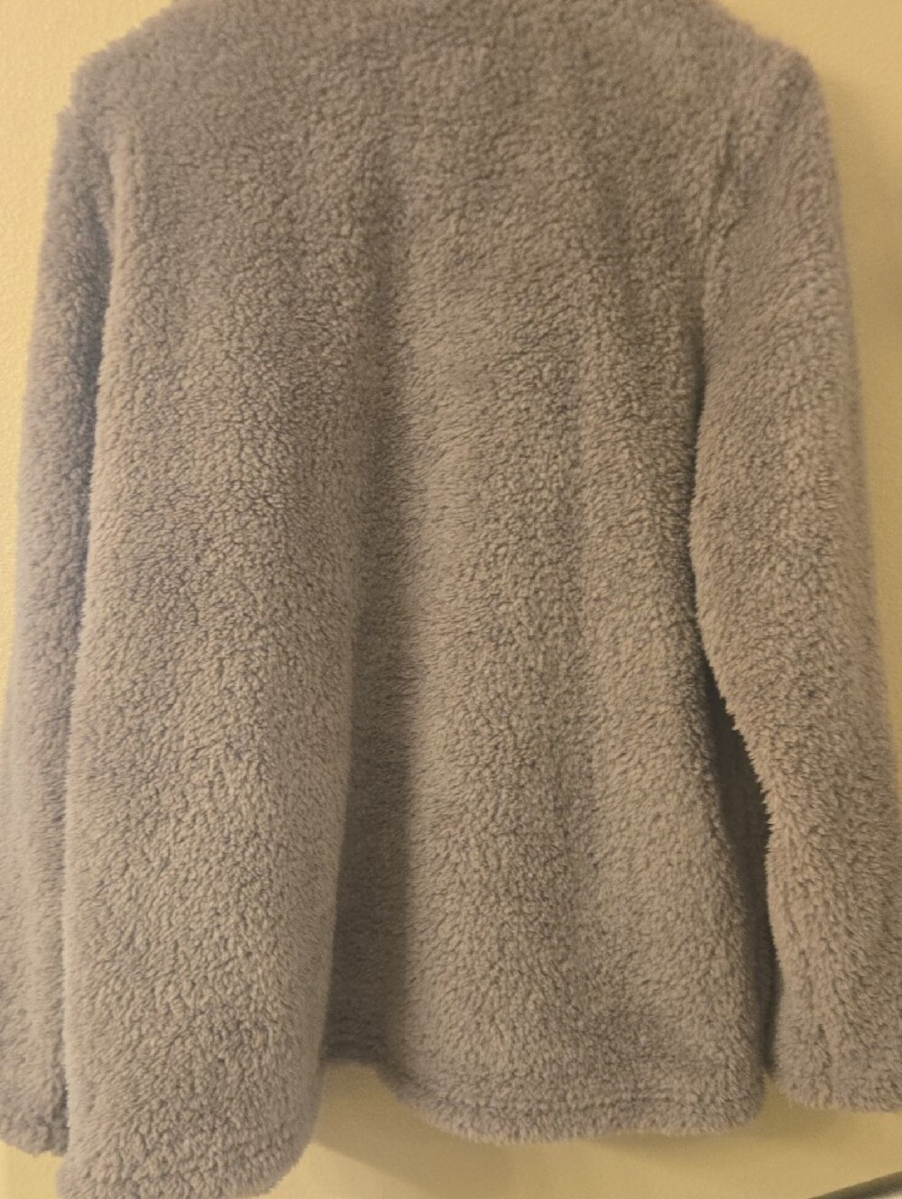 Large 32 Degrees Plush Teddy Jacket in Purple - Picture 4 of 4